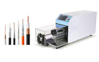 coax cable stripping machine