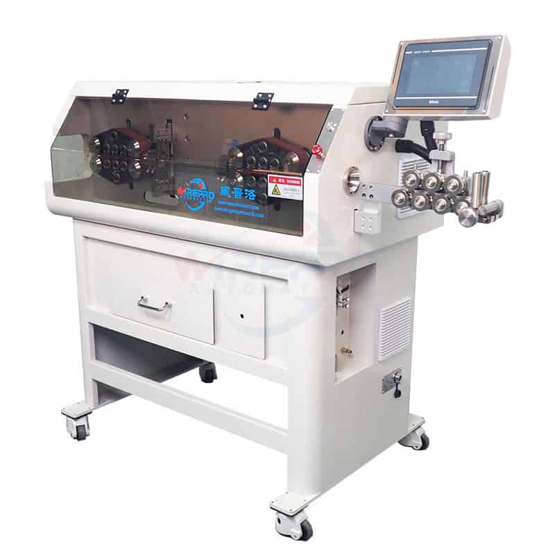 multi conductor cable cut strip machine