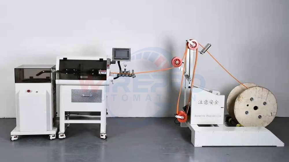 wire stripping machine cable colier wire pre feeding machine