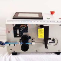 2d wire cable cutting stripping bending machine