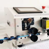 2d wire cable cutting stripping bending machine