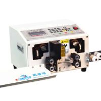 Electric wire cutting stripping machine
