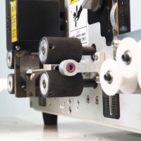 Electric wire cutting stripping machine