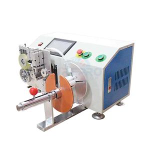 HB-M02 length measuring wire bobbin rewind spooling machine