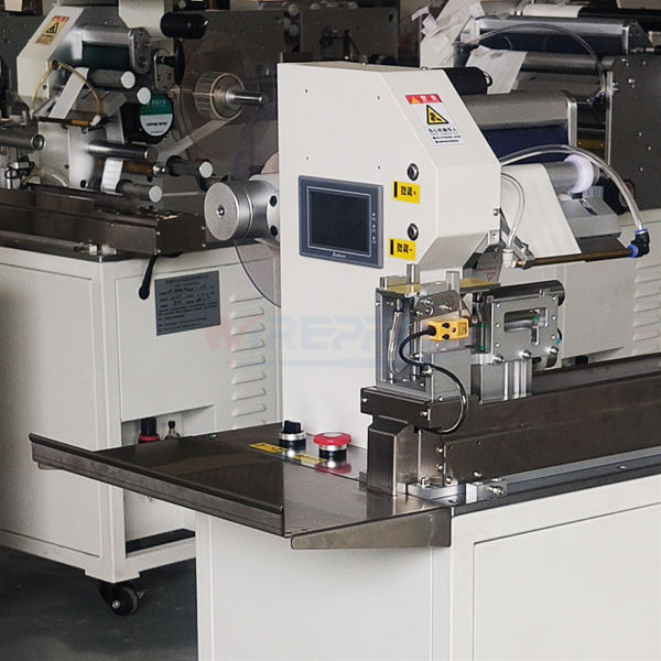 Auto Flag Label Machine HL-F30 Wire cable flag label folded labeling machine - WIREPRO ...