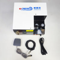 PB-030 Shield cable braid sliptting brushing and twisting machine - Görsel 10
