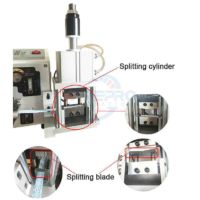 SF-SP3 Pneumatic slipt parts flat ribbion wire cut strip machine – Image 4