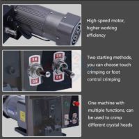 TC-E08 RG11 RG45 cable crimper connector crimping machine - Görsel 6