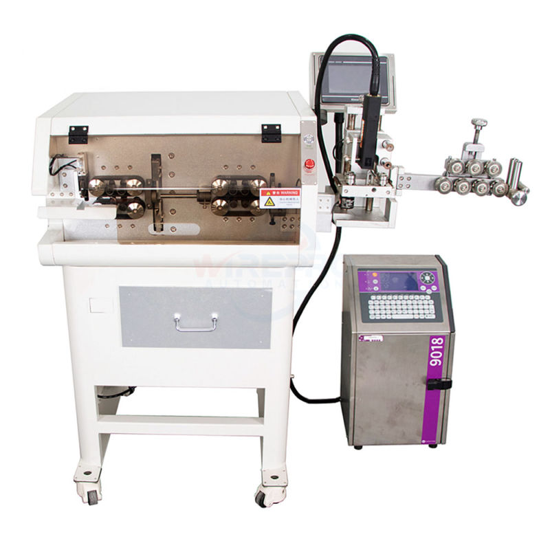 PM-9018 Cable printing marking machine automatic wire inkjet printer - Görsel 3