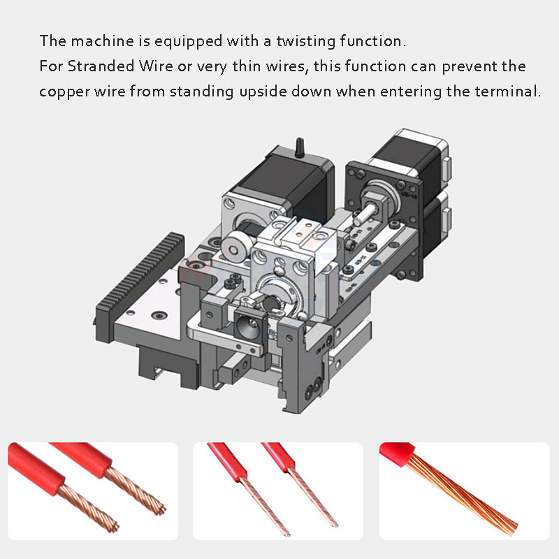 TS-R02 wire stripper twister crimper automatic ferrule crimping machine -  WIREPRO Automation Technology