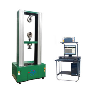 Microcomputer controlled electronic universal tensile testing machine