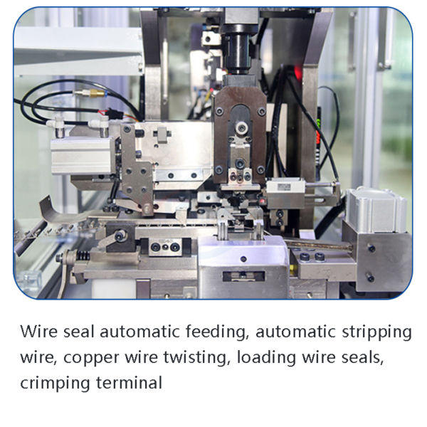 TS-W01 wire connector seals loading wire stripping and crimping machine ...