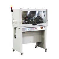 CB-S08 folding corrugated hose extendable tubing cutting and collapsing machine